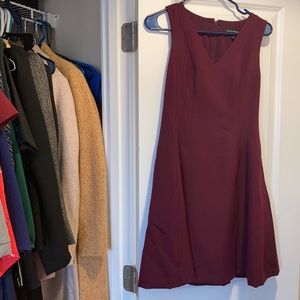 Deep plum cocktail dress from Banana Republic NWOT